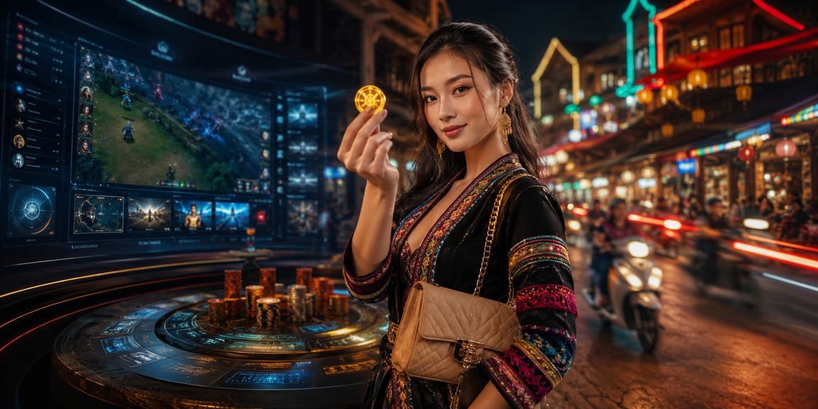 Cá cược thể thao esports đang phát triển tại Sapa với ánh đèn neon hiện đại